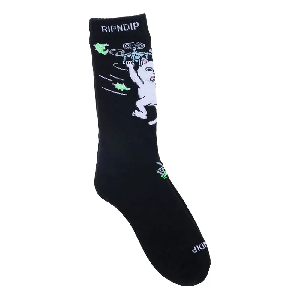 RIPNDIP BYE BYE SOCKS-BLACK