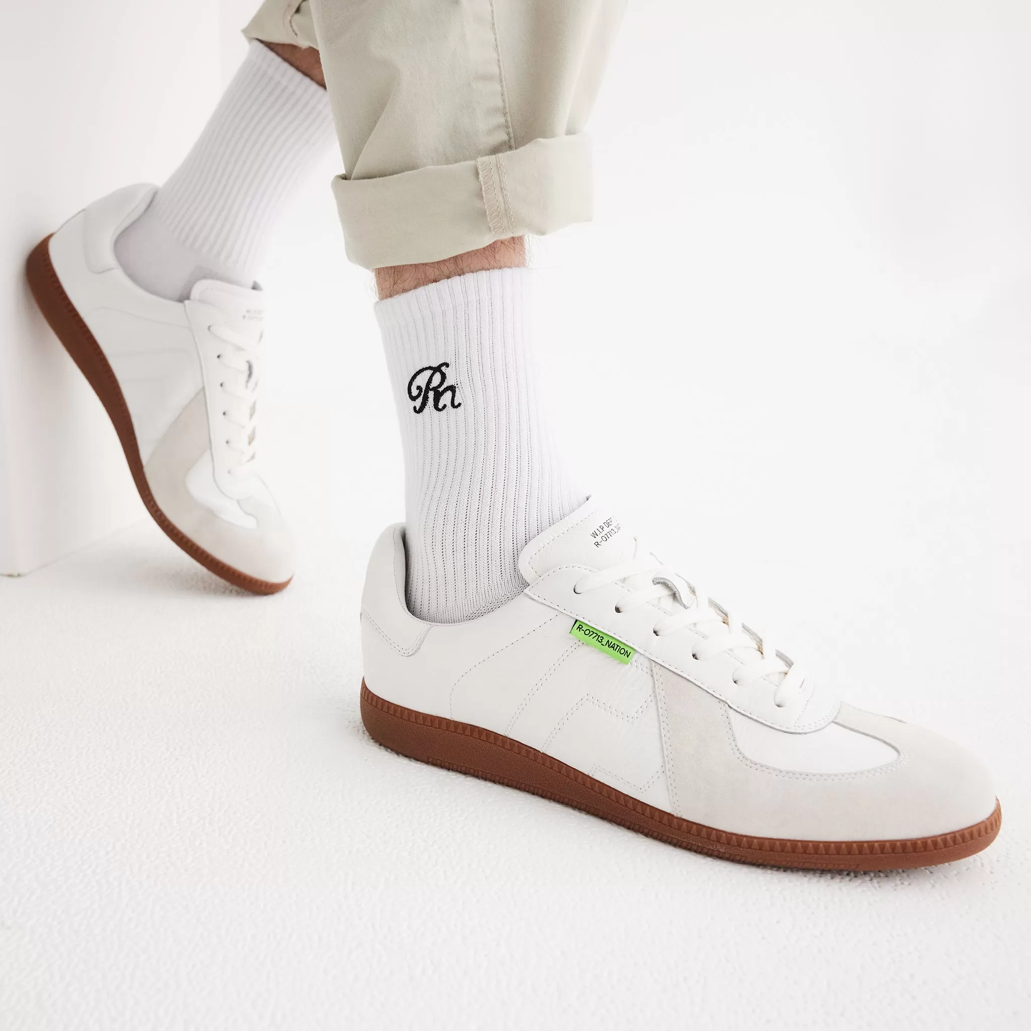 Rollie Nation Socks White