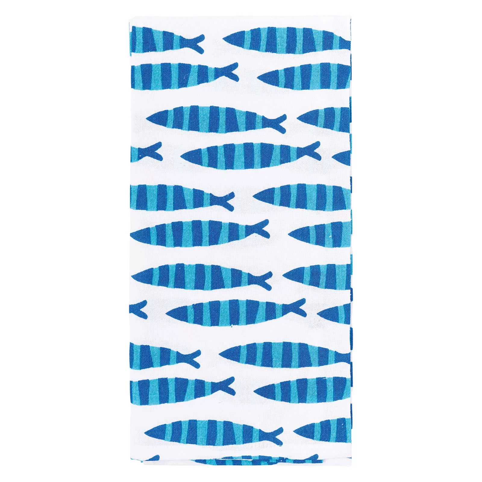 Sardines Cotton Kitchen Towel Set Of 3