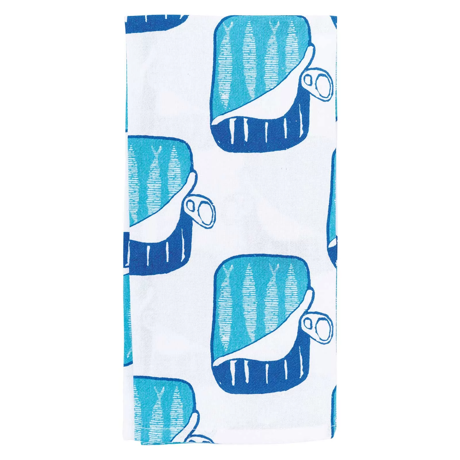 Sardines Cotton Kitchen Towel Set Of 3