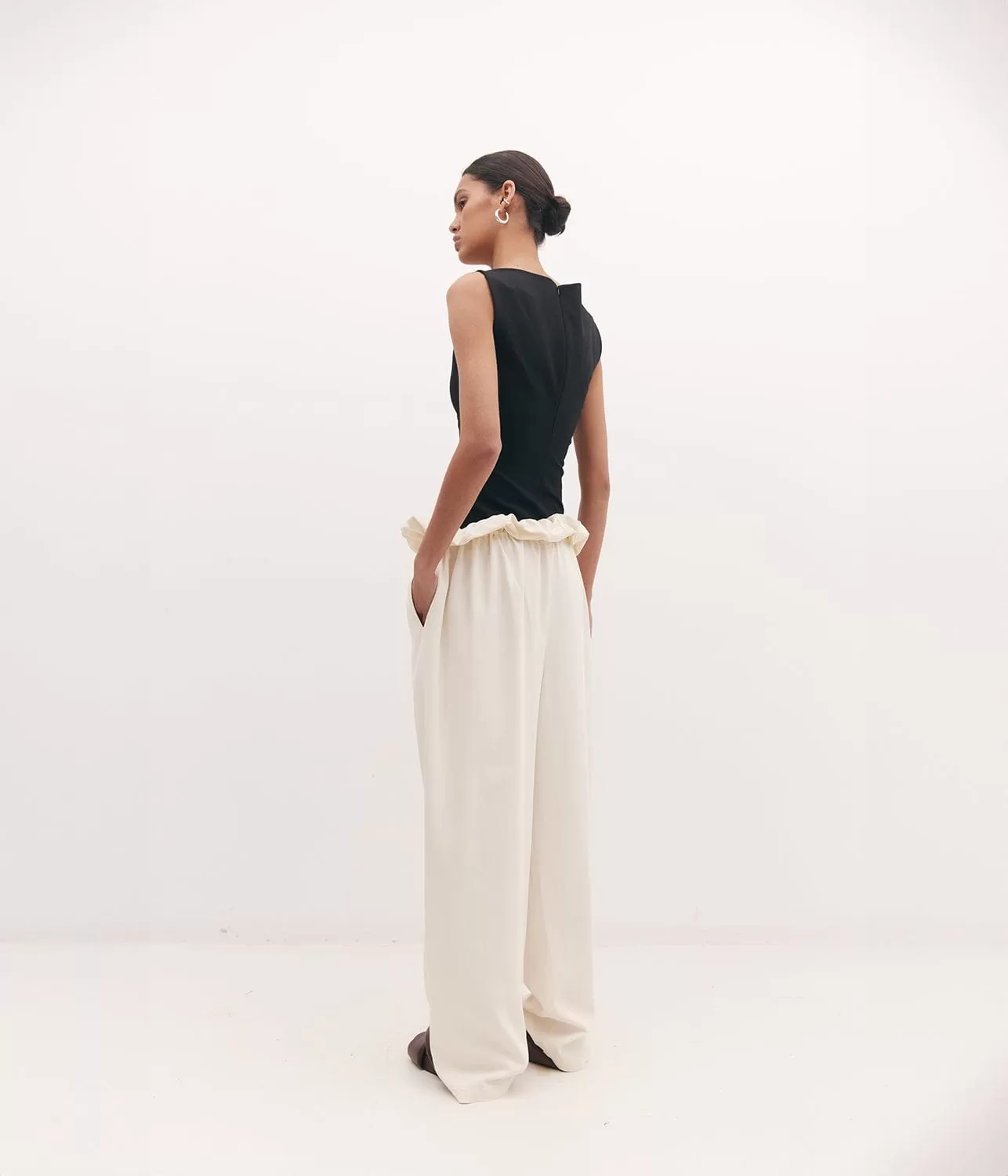 SHERMAN TROUSER- IVORY