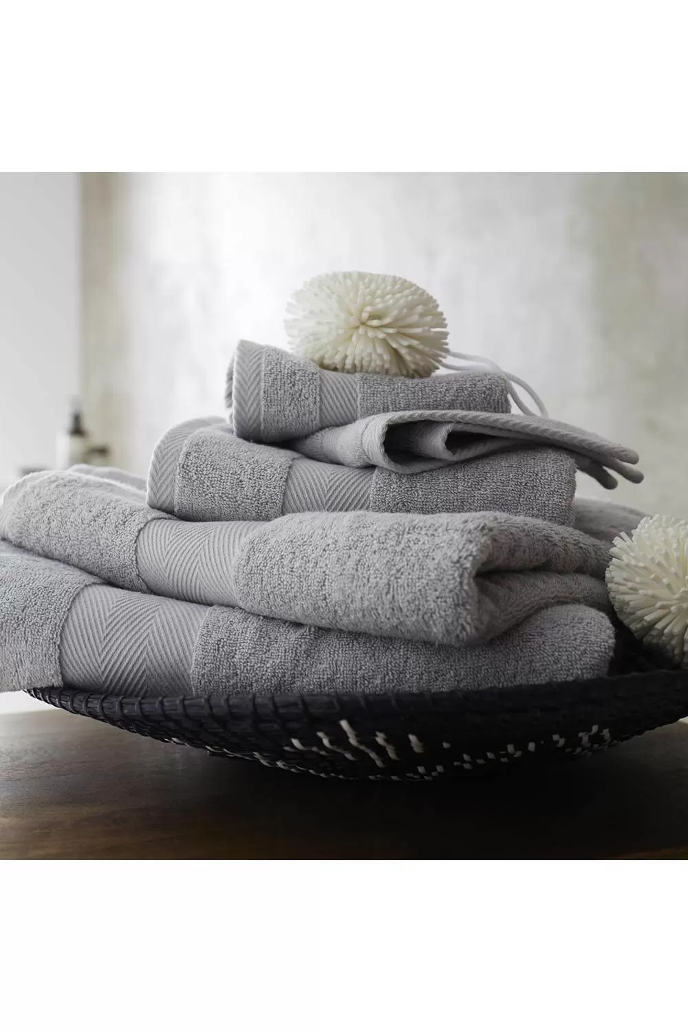 Silk Bath Towel 70cm x 127cm - Dove Grey