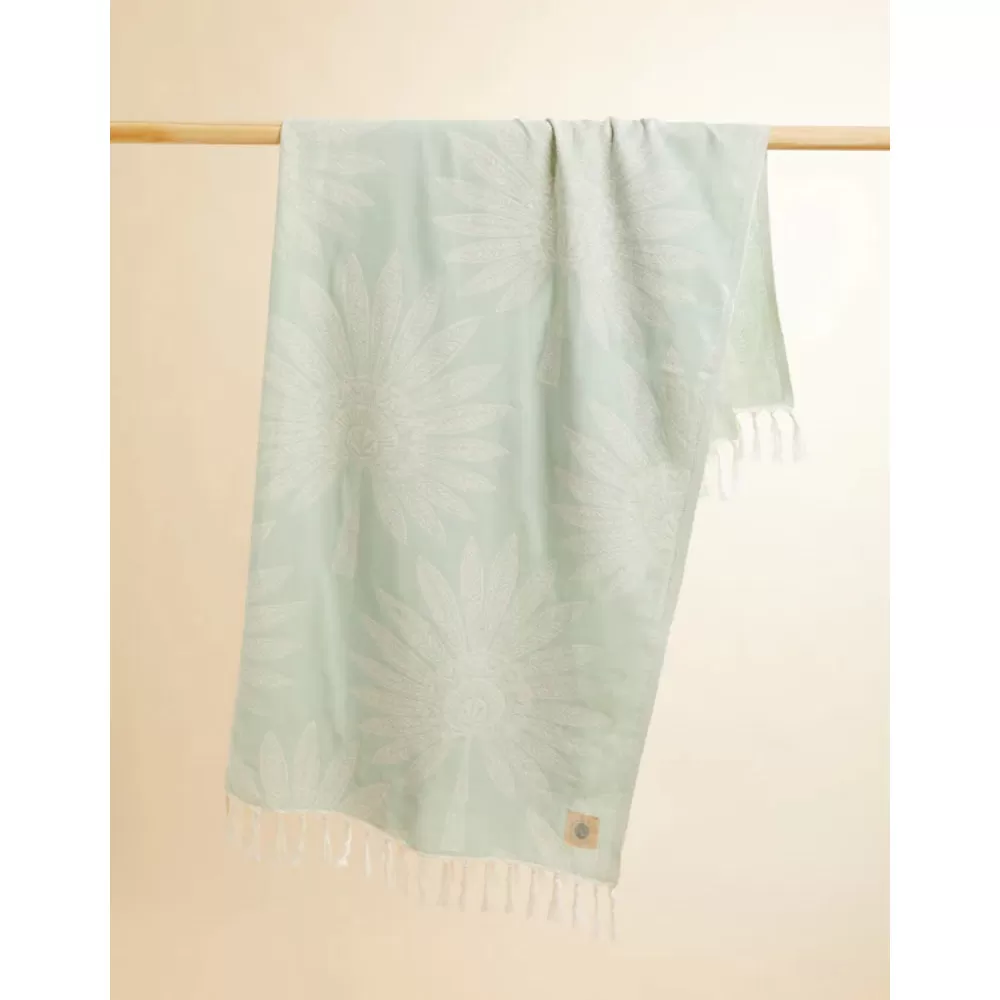 Spartina Beach Blanket - Palmetto Frond Seafoam