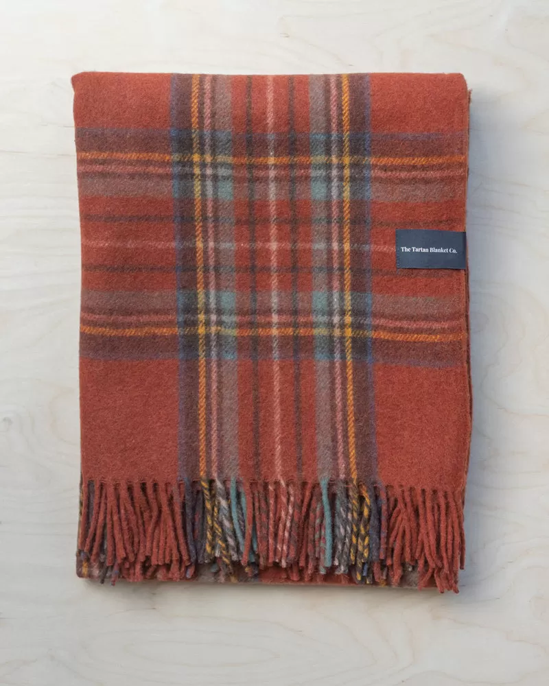 Stewart Royal Antique Tartan Recycled Wool Blanket