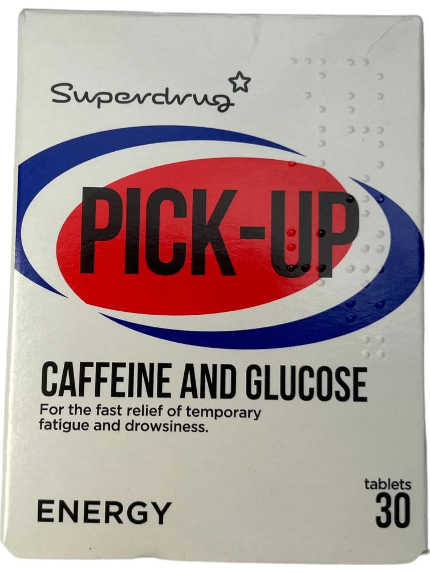 Superdrug Pick-Up Caffeine and Glucose Energy Tablets