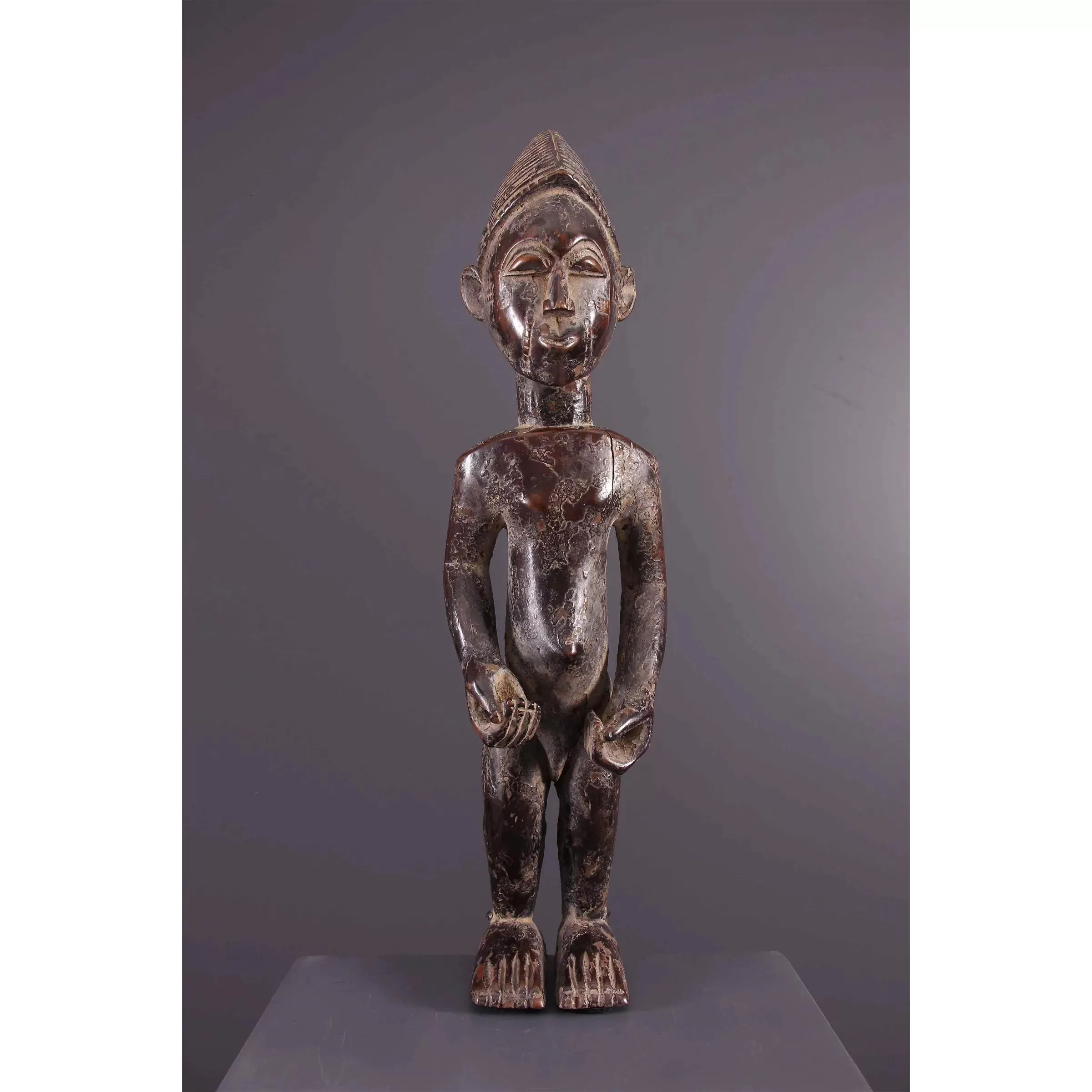 Tabwa Male Ancestor Figure, Congo #516