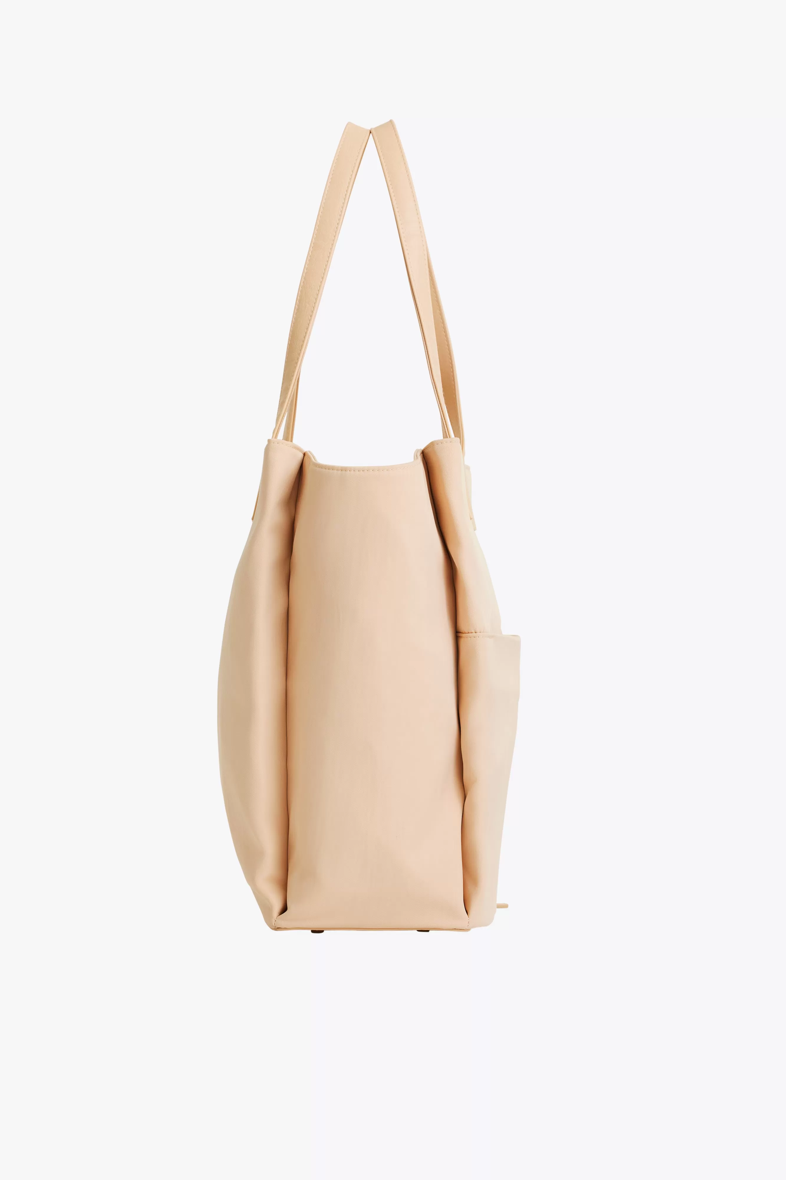 The Commuter Tote in Beige