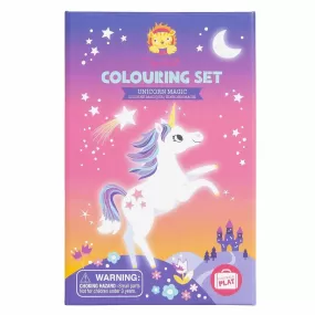 Tiger Tribe Colouring Set - Unicorn Magic