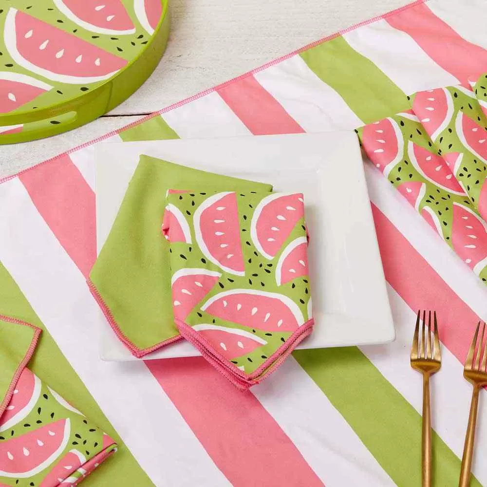 Watermelon Party blu Dinner Napkin