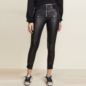 Women's Skinny Leather Pants - Camila