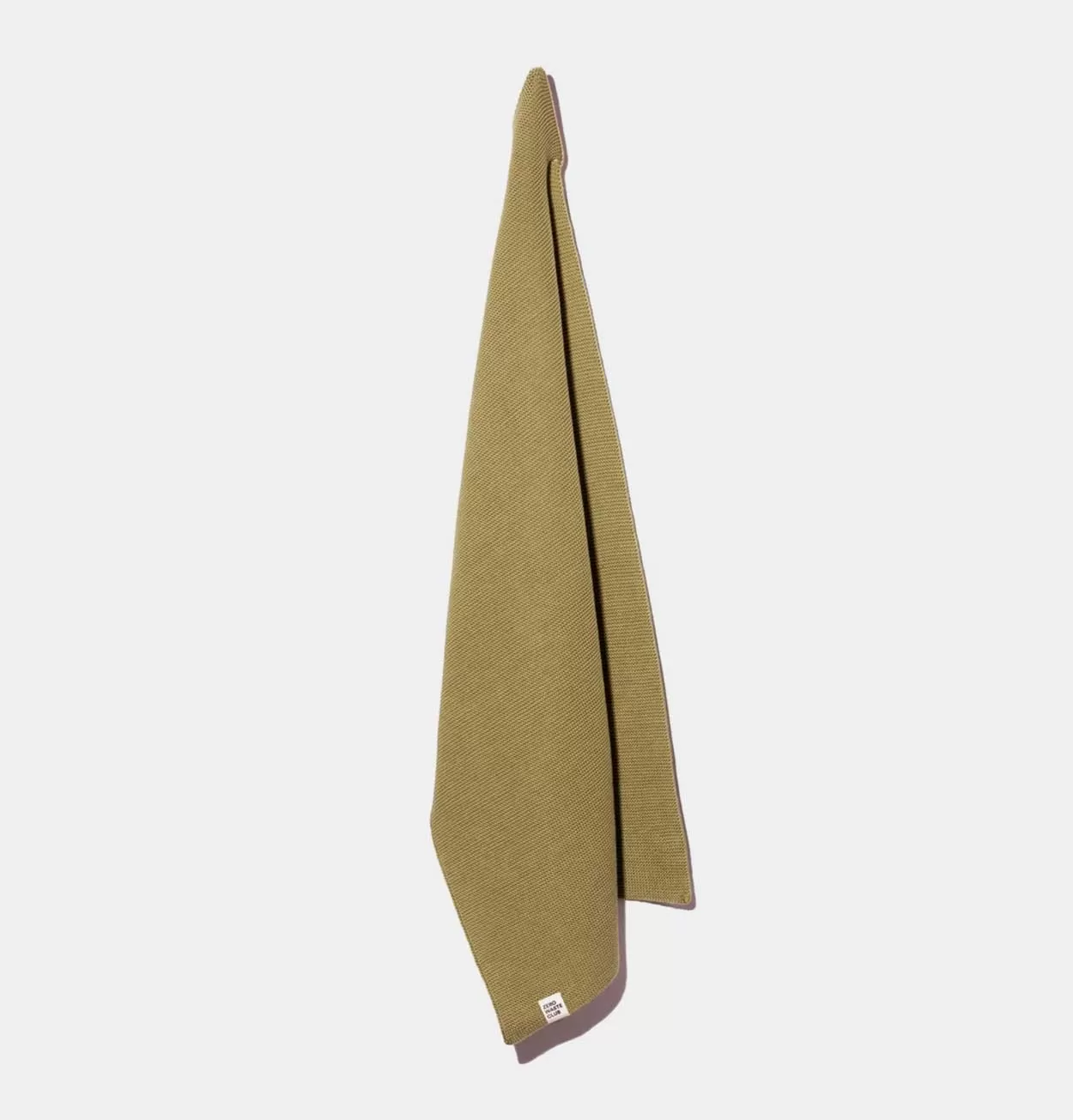 Zero Waste Club Organic Cotton Hand Towel in Olive Green